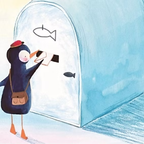 Percy the Post Penguin Paperback by Genevieve Aspinal