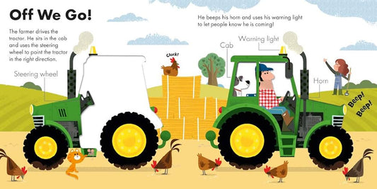 How it Works: Tractor By Amelia Hepworth, Illustrator: David Semple (Board Book)