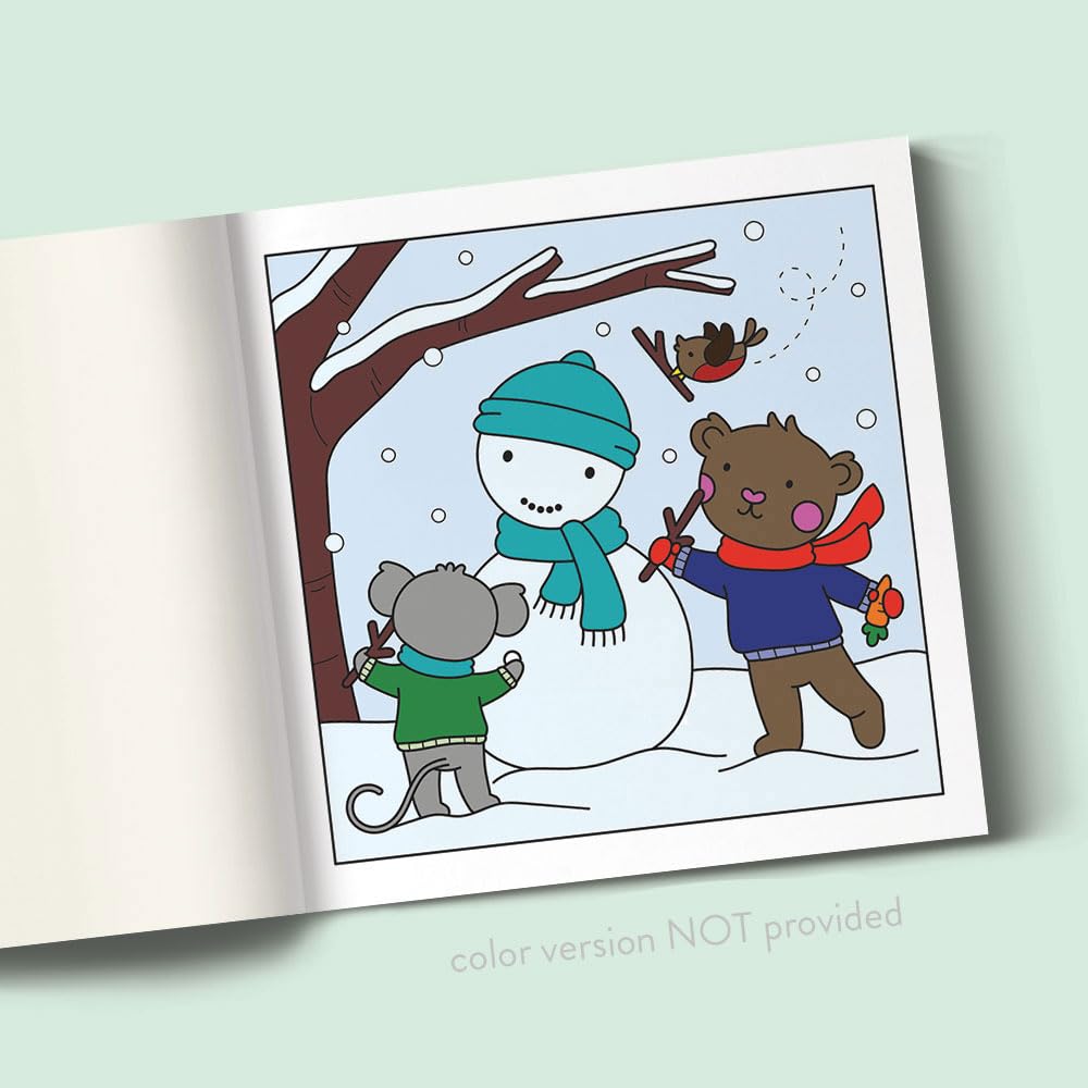 Christmas: Coloring Book (My Little Cozy Life) Paperback – Coloring Book, by Tessa Aaij Studio Kikor (Illustrator)