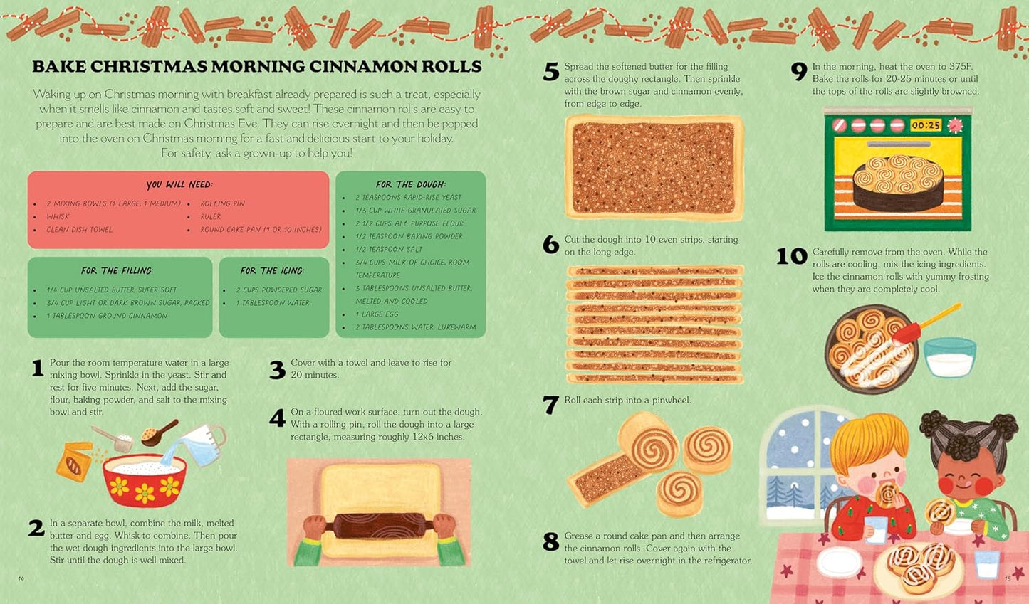 A Christmas Treasury of Recipes, Crafts, and Wisdom by Angela Ferraro-Fanning (Author), AnneliesDraws (Illustrator)