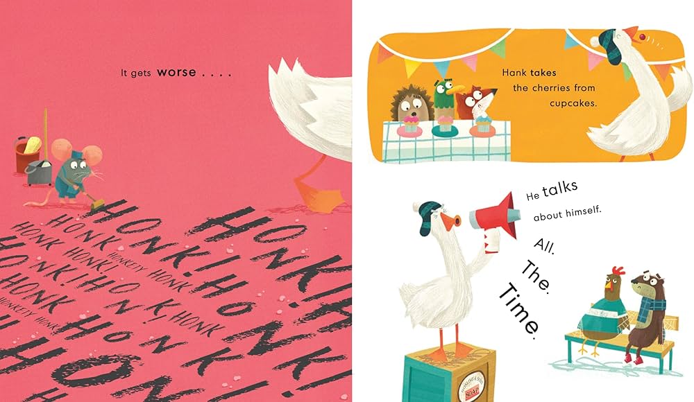 Hank Goes Honk Hank By Maudie Powell-Tuck, Illustrator: Duncan Beedie