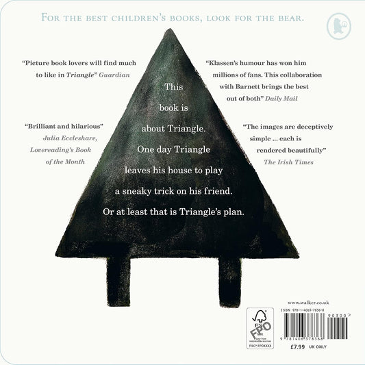 Triangle Illustrated by Jon Klassen by Mac Barnett Series: The Shapes Trilogy | Book 1