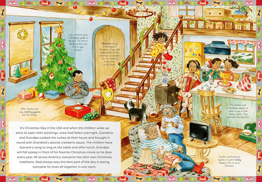 Joy to the Whole World!: A Round the World Christmas Lift-the-Flap Book (Lift-The-Flap Celebrations) Hardcover – Lift the flap, by Lucy Brownridge (Author), Sang Miao (Illustrator)