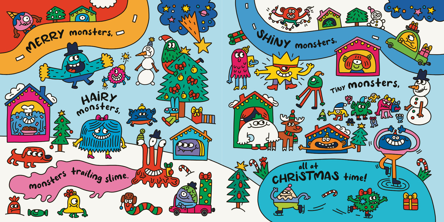 MONSTERS AT CHRISTMAS ByLaura Baker, Nina Dzyvulska