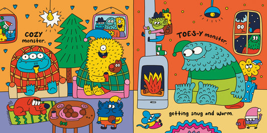 MONSTERS AT CHRISTMAS ByLaura Baker, Nina Dzyvulska