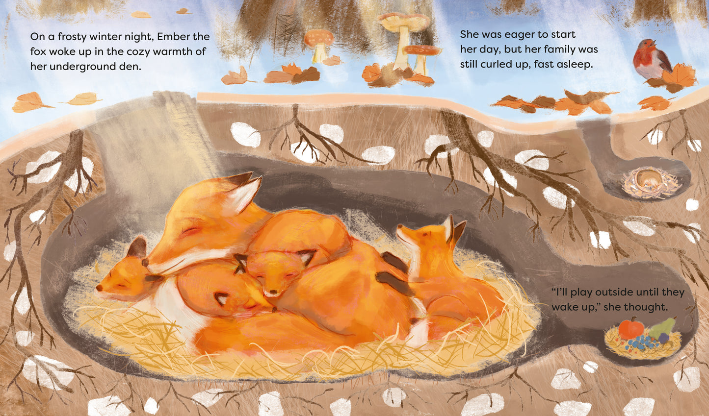 FOX AND OWL'S WINTER ADVENTURE ByJackie Lui, Moonlie Fong Whittaker ( Hardcover)