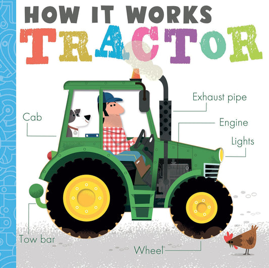 How it Works: Tractor By Amelia Hepworth, Illustrator: David Semple (Board Book)