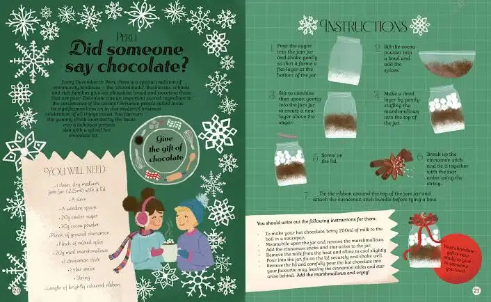 A World Full of Christmas Crafts: 24 ways to celebrate the festive season Hardcover by Helen Mortimer (Author), Joy Laforme (Illustrator)