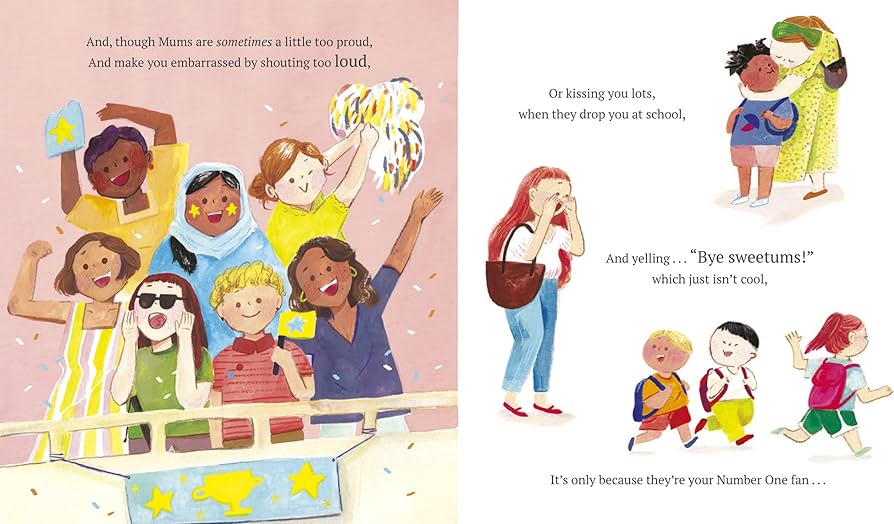 little tiger Mums Are Magnificent Author: Simon Philip, Illustrator: Dawn Lo