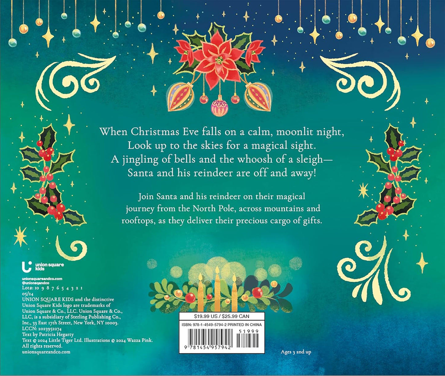 little tiger Santa's Journey Hardcover – Pop up, by Patricia Hegarty (Author), Wazza Pink (Illustrator)