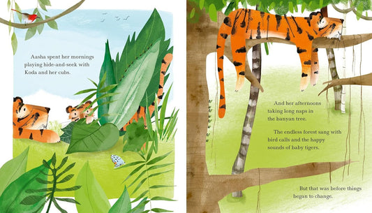 little tiger The Last Tiger: A Story of Hope  Becky Davies (Author), Jennie Poh (Illustrator)