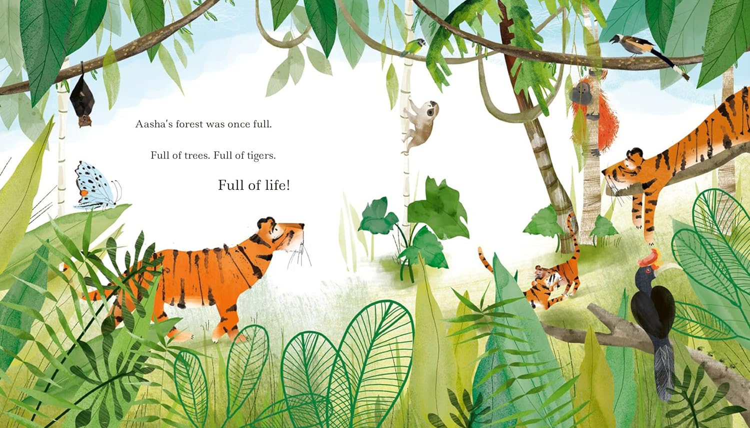 little tiger The Last Tiger: A Story of Hope  Becky Davies (Author), Jennie Poh (Illustrator)
