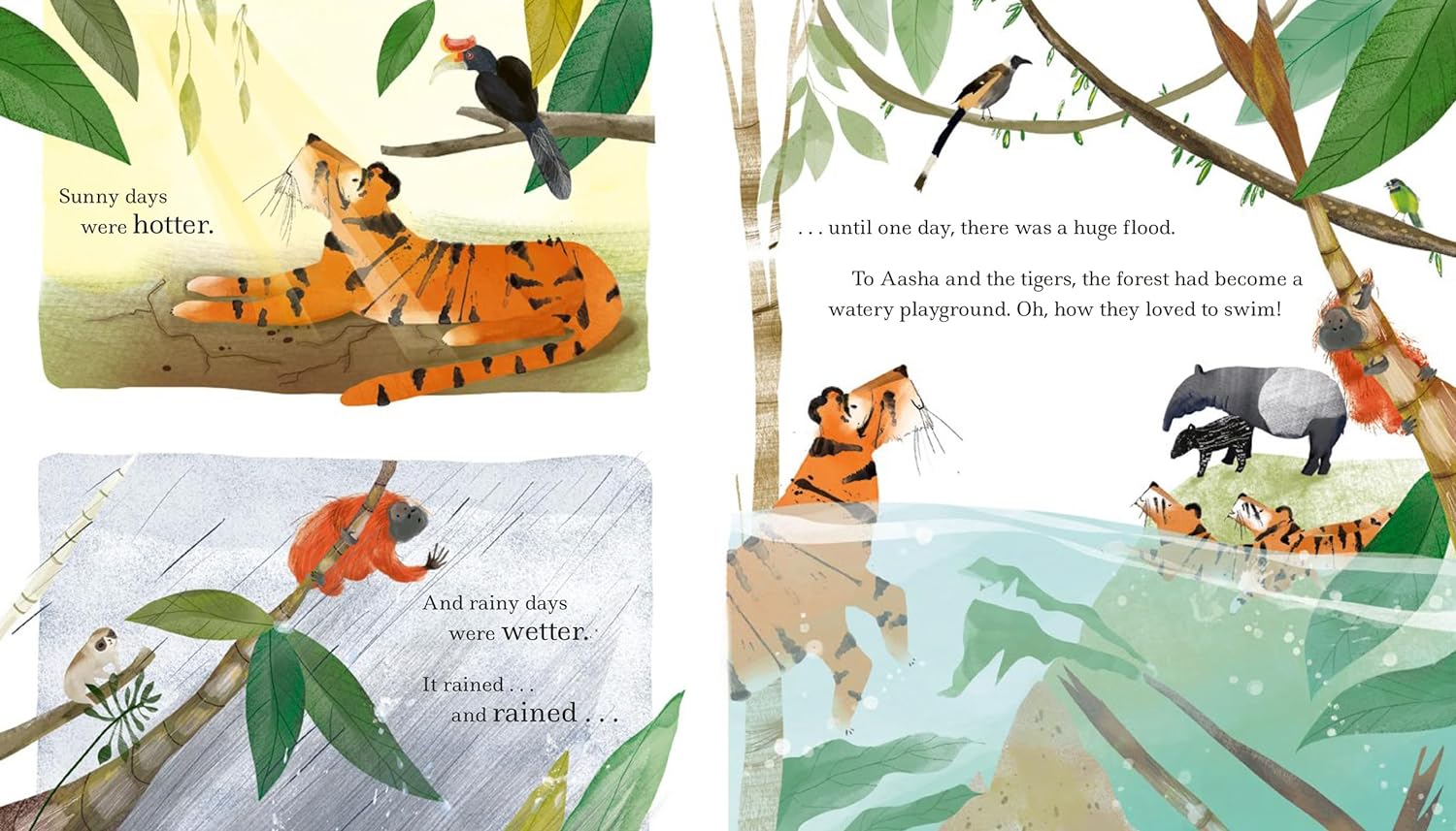 little tiger The Last Tiger: A Story of Hope  Becky Davies (Author), Jennie Poh (Illustrator)