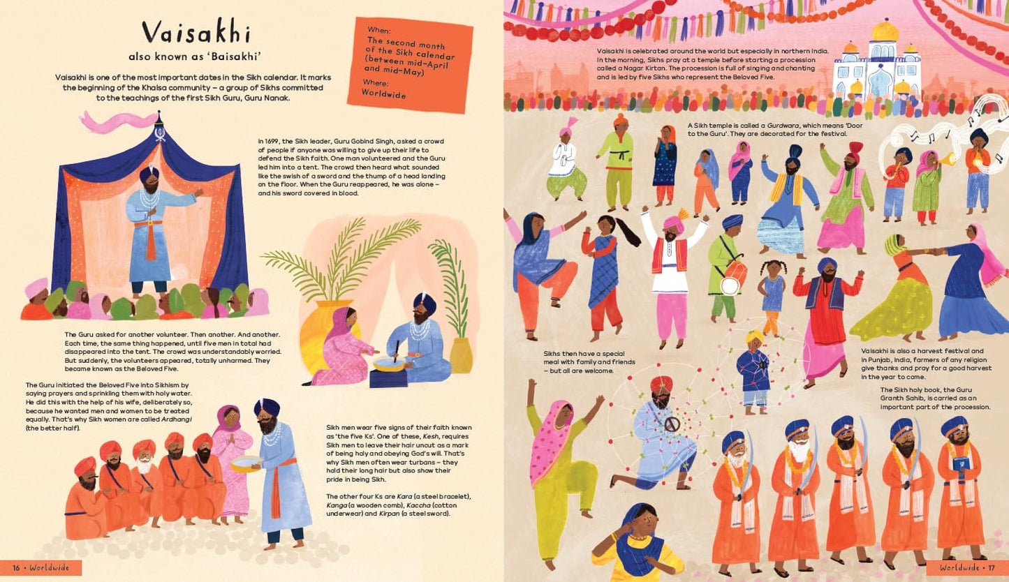 Nosy Crow British Museum: Celebrate!: Discover 50 Fantastic Festivals from Around the World by Laura Mucha (Author), Hannah Tolson (Illustrator) ( Hardcover)