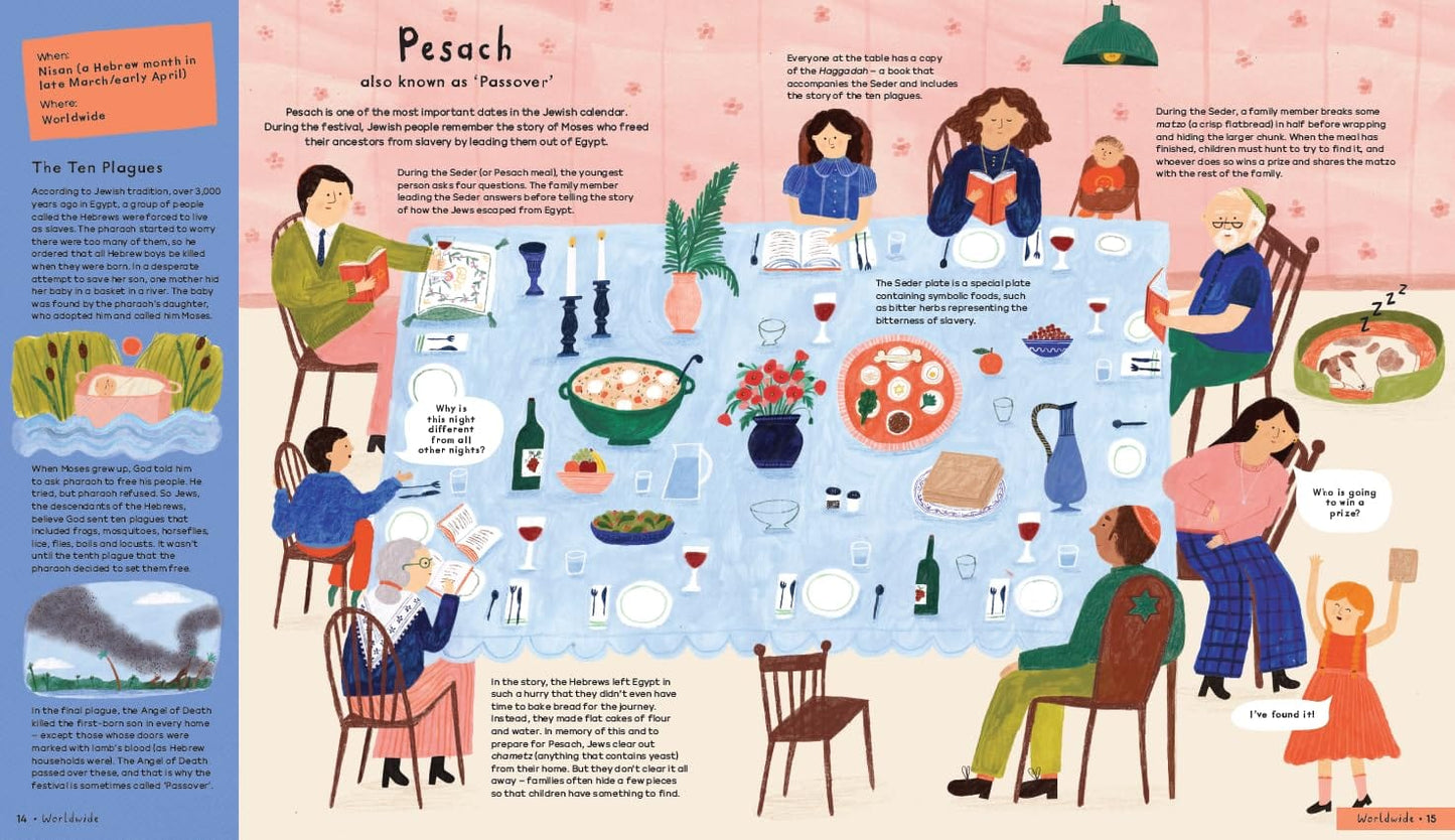 Nosy Crow British Museum: Celebrate!: Discover 50 Fantastic Festivals from Around the World by Laura Mucha (Author), Hannah Tolson (Illustrator) ( Hardcover)