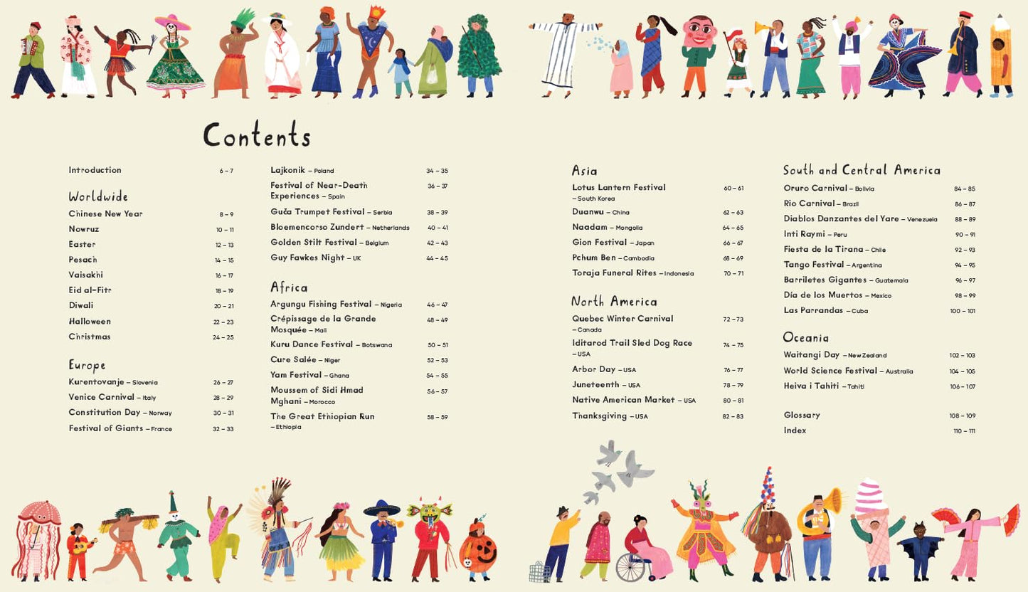 Nosy Crow British Museum: Celebrate!: Discover 50 Fantastic Festivals from Around the World by Laura Mucha (Author), Hannah Tolson (Illustrator) ( Hardcover)