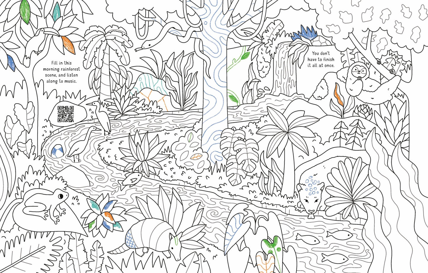 Usborne Calming Nature Activity Book Alice James, Lizzie Cope Illustrated by Heloise Mab, Ada Crowe