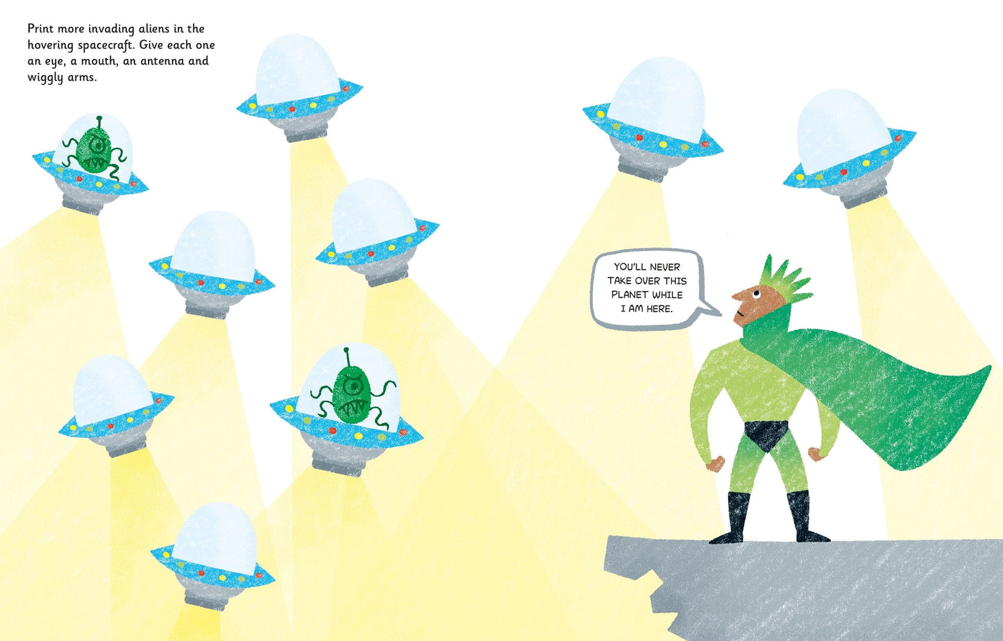Usborne Fingerprint Activities Superheroes Fiona Watt Illustrated by Candice Whatmore