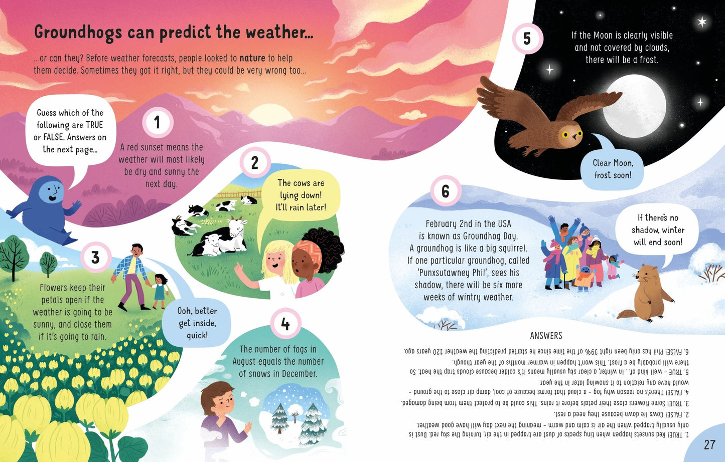 Usborne Lots of Things to Know About Weather Emily Bone Illustrated by Ekaterina Gaigalova