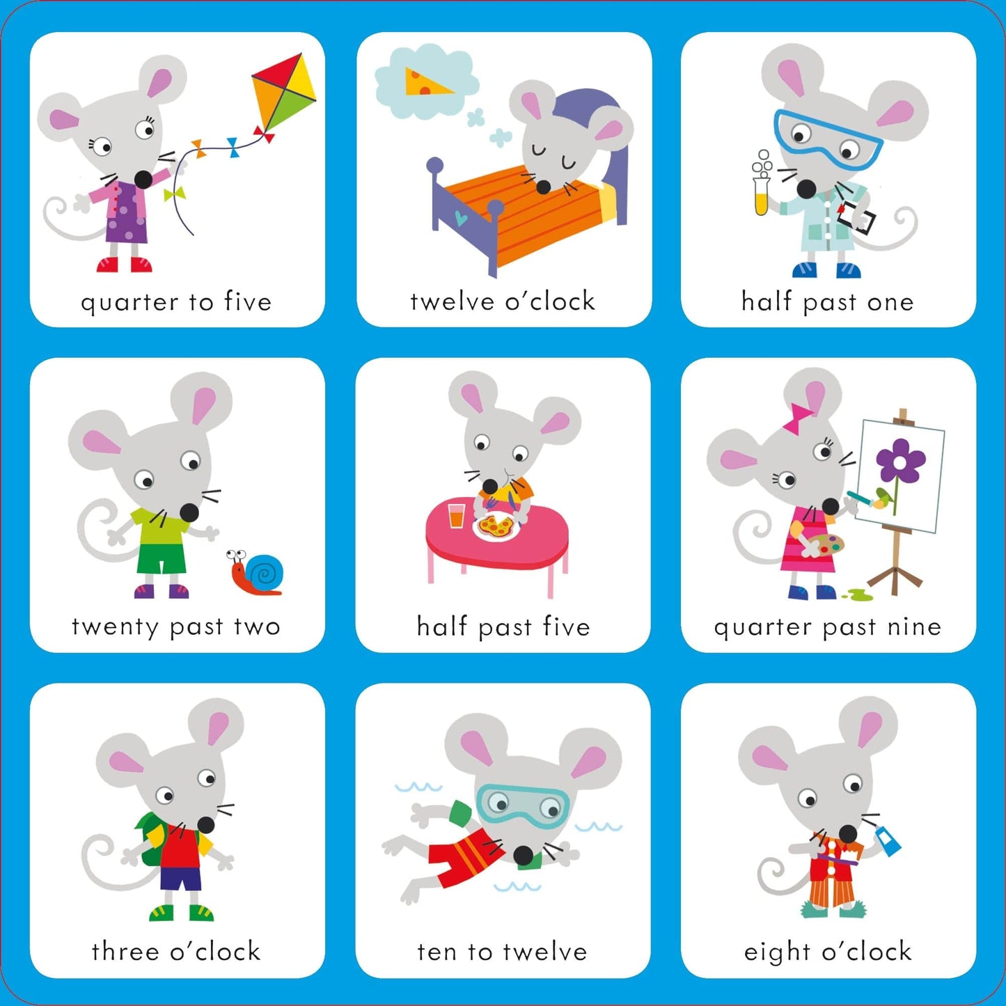 Usborne Telling the Time Matching Games and Book Kate Nolan Illustrated by Jayne Schofield