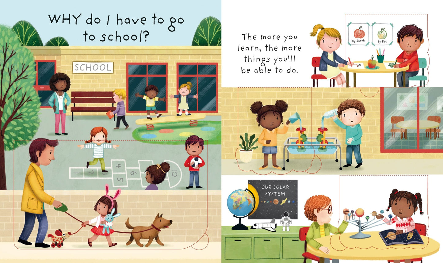 Usborne Very First Questions and Answers Why do I have to go to school? Katie Daynes Illustrated by Marta Alvarez Miguens