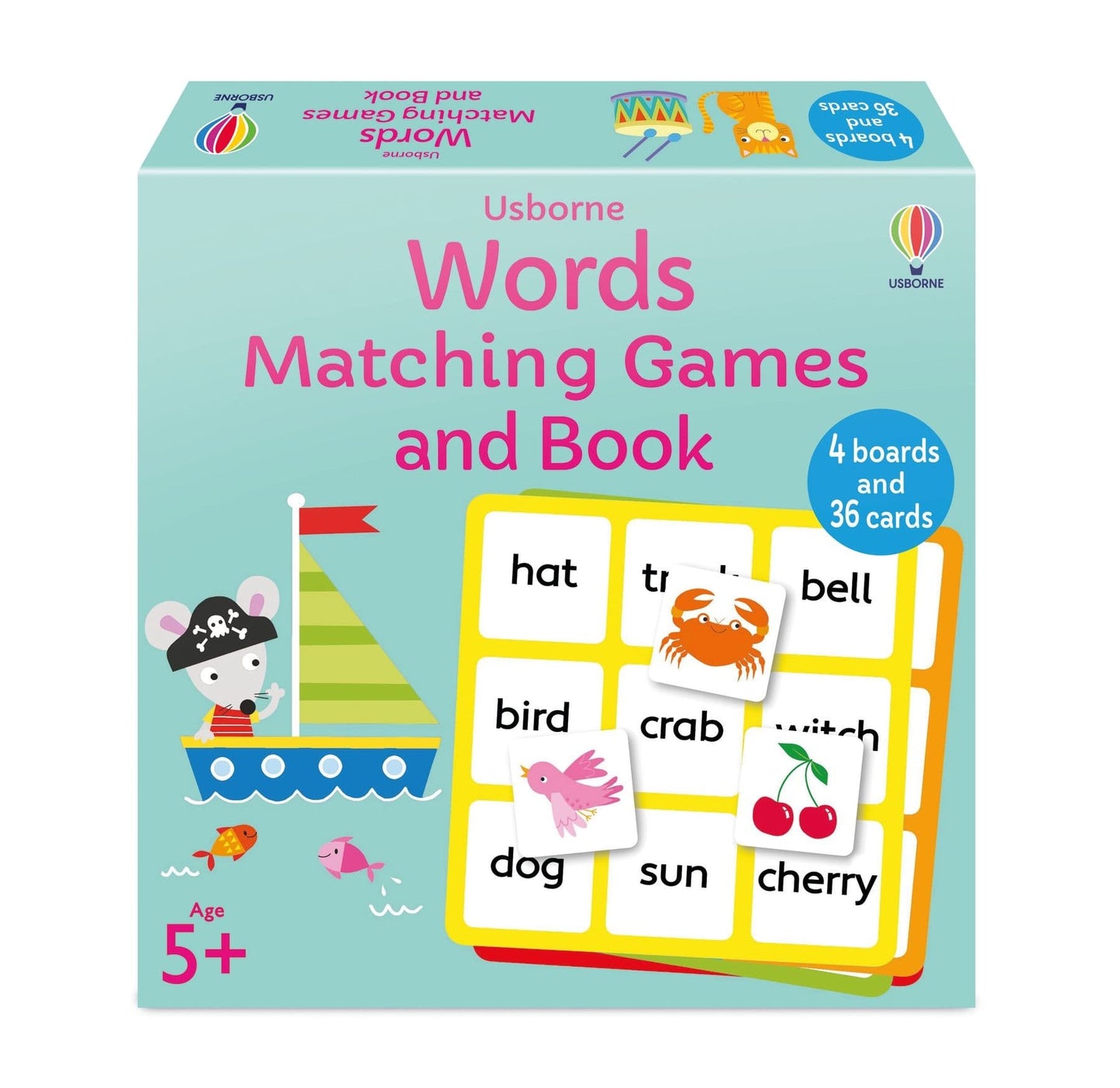 Usborne Words Matching Games and Book Kate Nolan Illustrated by Jayne Schofield