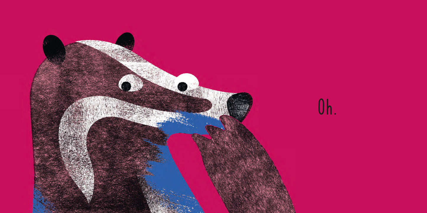 Book Bag Doha Blue Badger and the Beautiful Berry ByHuw Lewis Jones