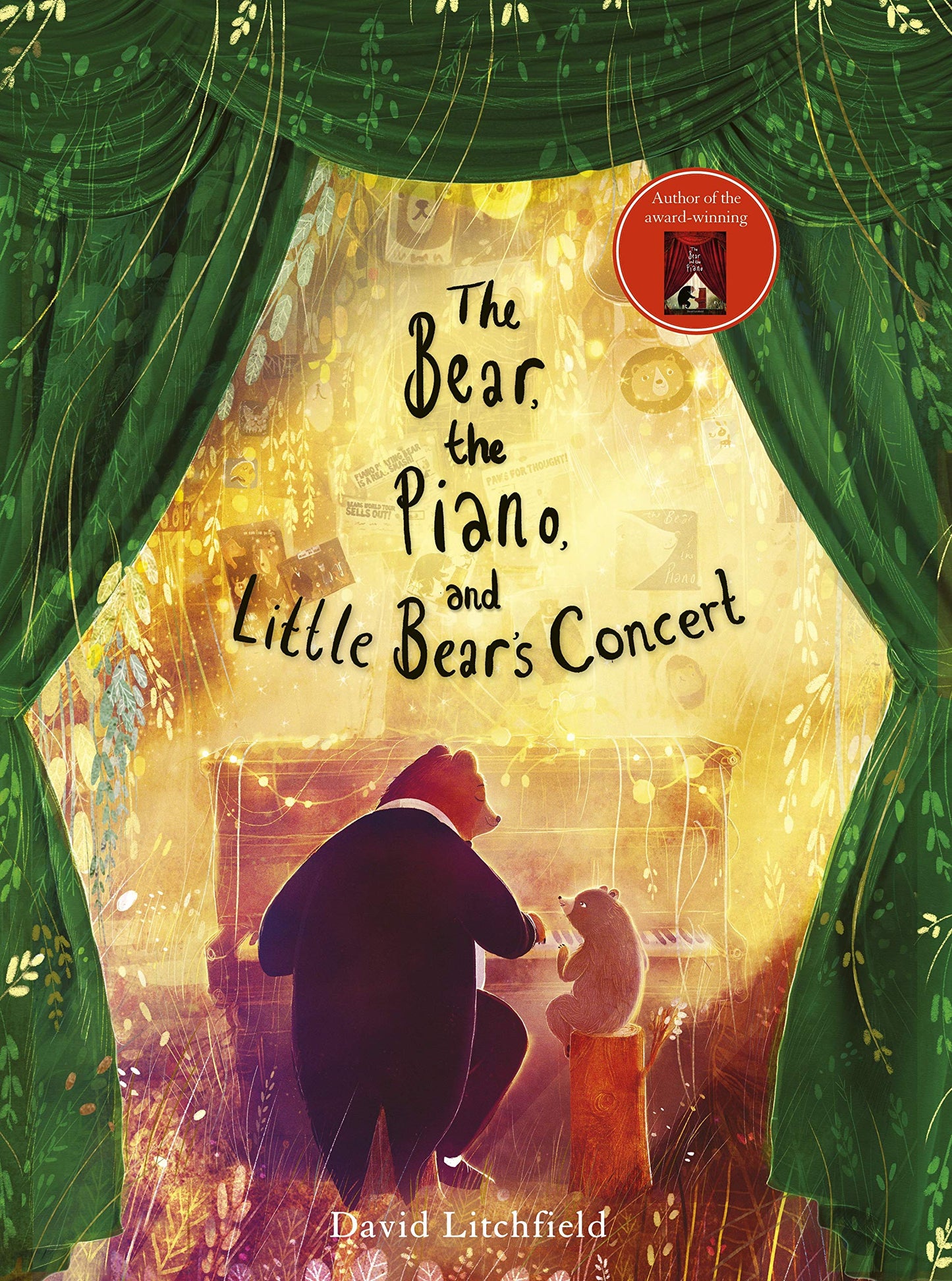 Book Bag Doha Copy of The Bear, the Piano and Little Bear's Concert By David Litchfield