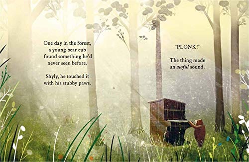 Book Bag Doha Copy of The Bear, the Piano and Little Bear's Concert By David Litchfield