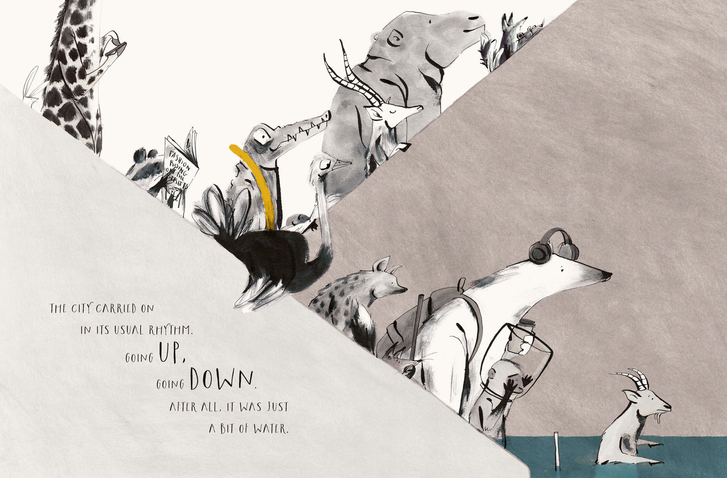Book Bag Doha FLOODED By Mariajo Ilustrajo
