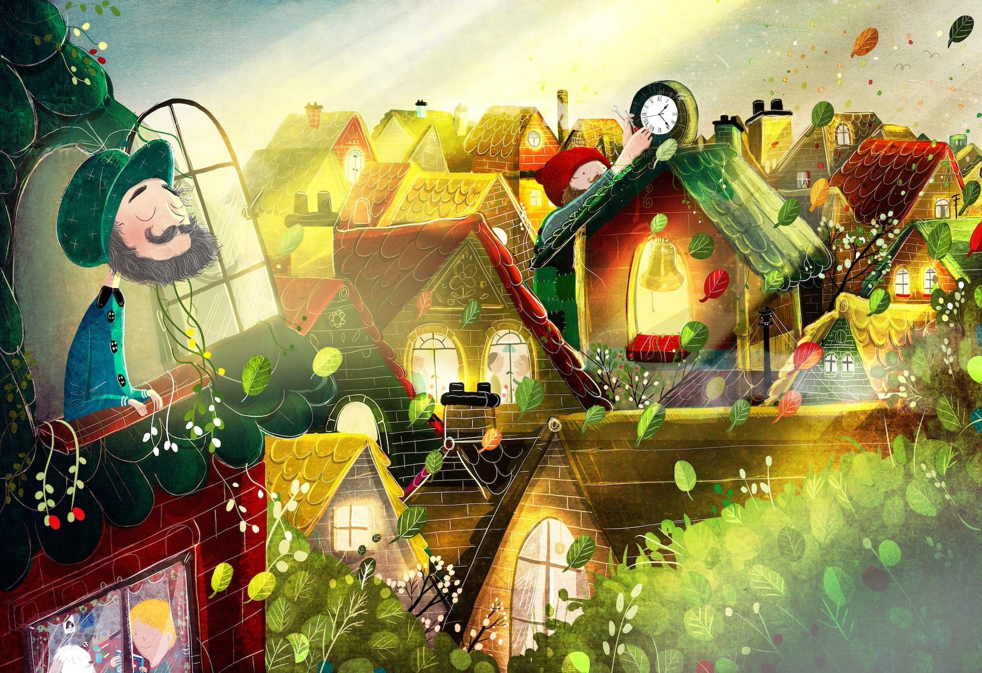 Book Bag Doha  GRANDAD'S SECRET GIANT By David Litchfield