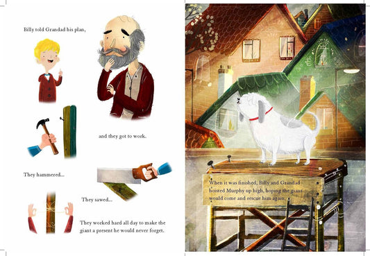 Book Bag Doha  GRANDAD'S SECRET GIANT By David Litchfield