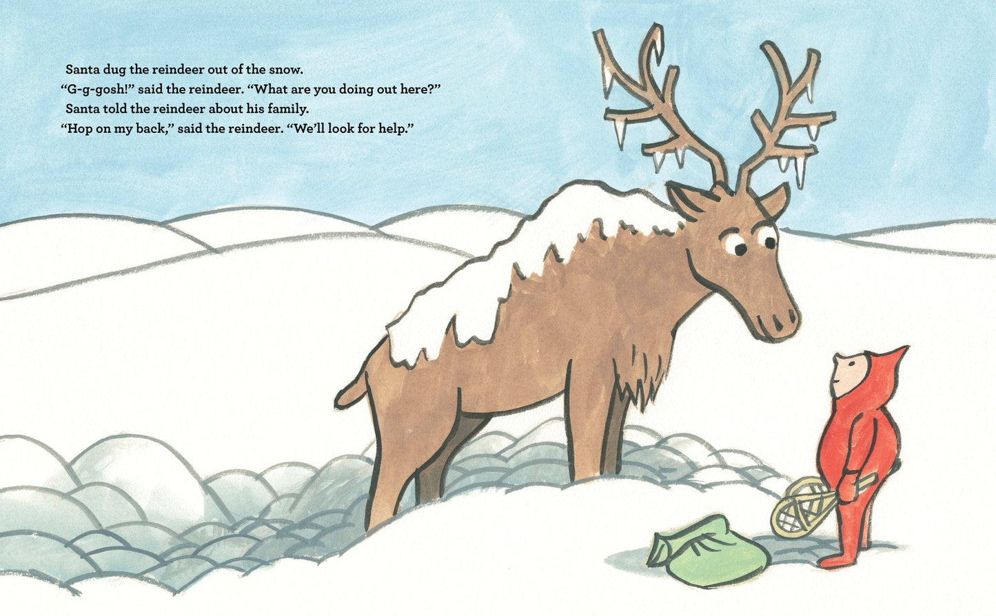 Book Bag Doha Little Santa board book by Jon Agee (Hardcover)