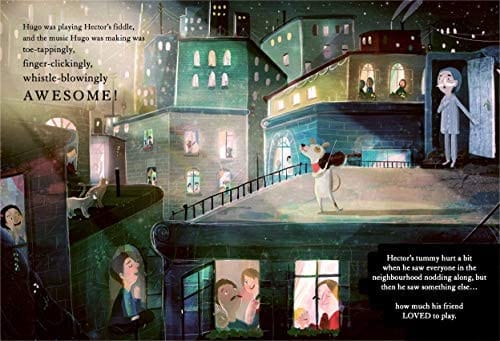 Book Bag Doha The Bear, the Piano, the Dog, and the Fiddle by David Litchfield