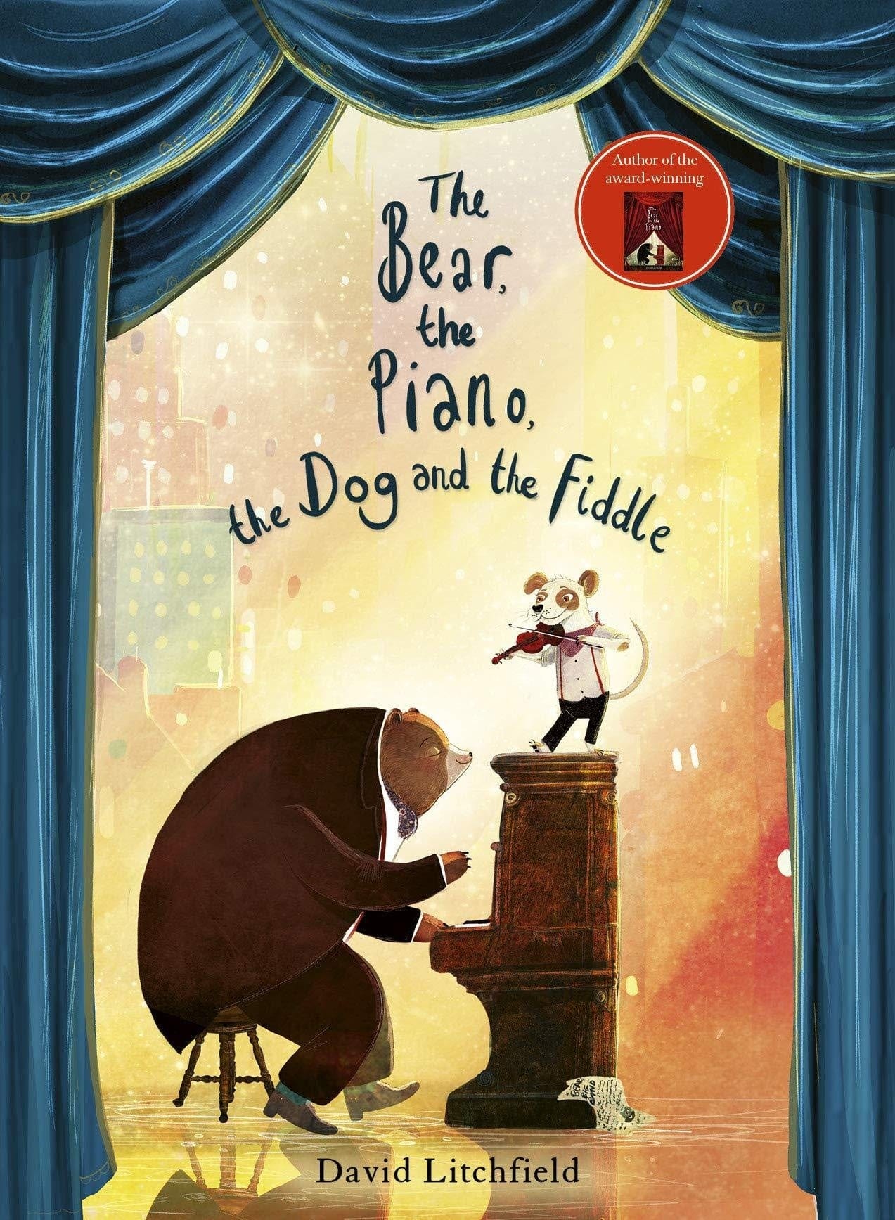 Book Bag Doha The Bear, the Piano, the Dog, and the Fiddle by David Litchfield