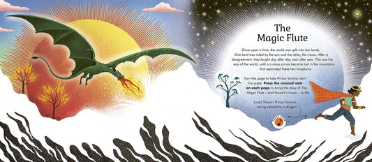 Book Bag Doha  The Story Orchestra: The Magic Flute: Press the note to hear Mozart's music Hardcover  by Katy Flint (Author), Jessica Courtney-Tickle  (Illustrator)