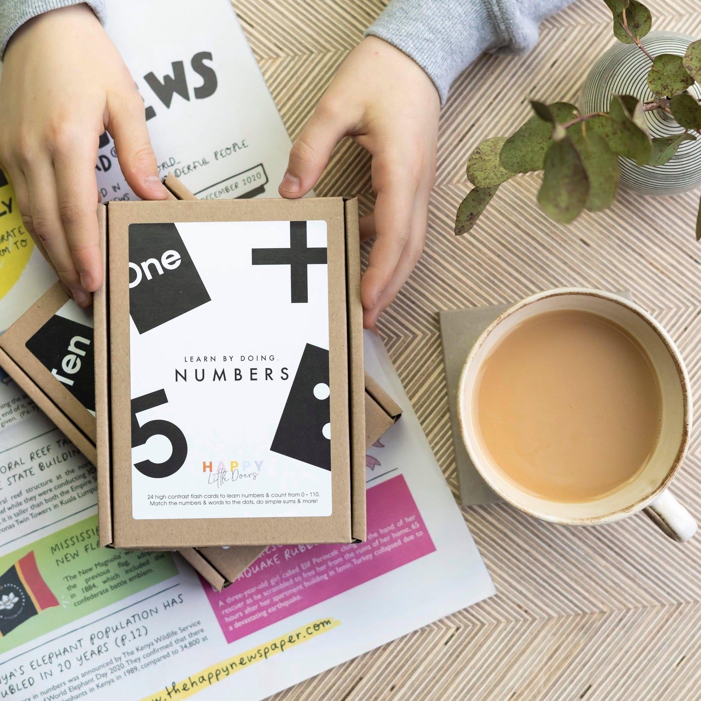 Happy little doers LEARN NUMBERS FLASHCARDS