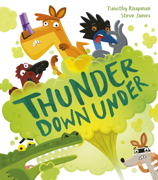 little tiger Thunder Down Under Author: Timothy Knapman, Illustrator: Steve James