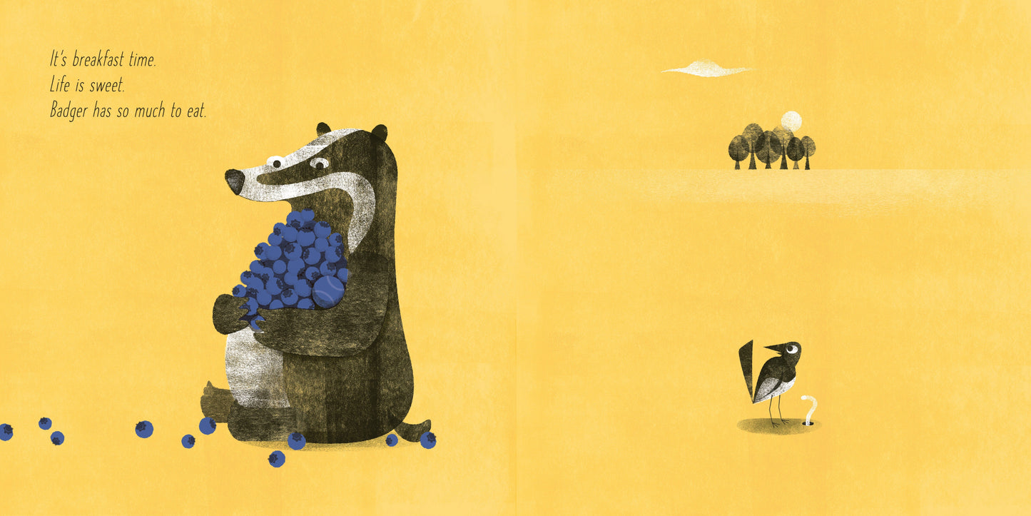 T&H BLUE BADGER AND THE BIG BREAKFAST By Huw Lewis Jones