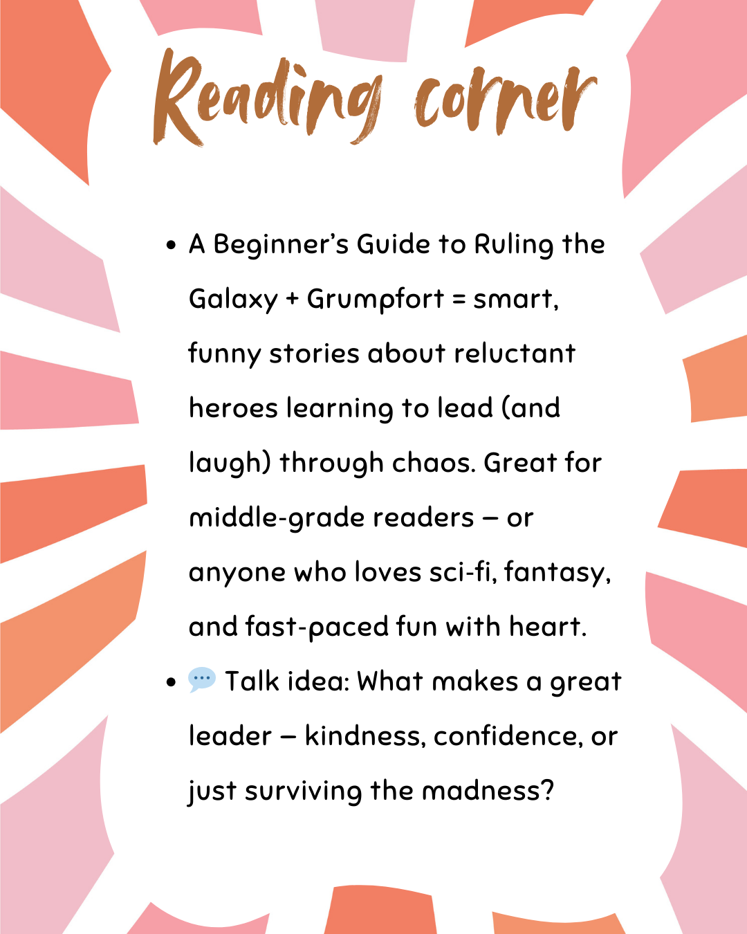 A Beginner’s Guide to Ruling the Galaxy andGrumpfort