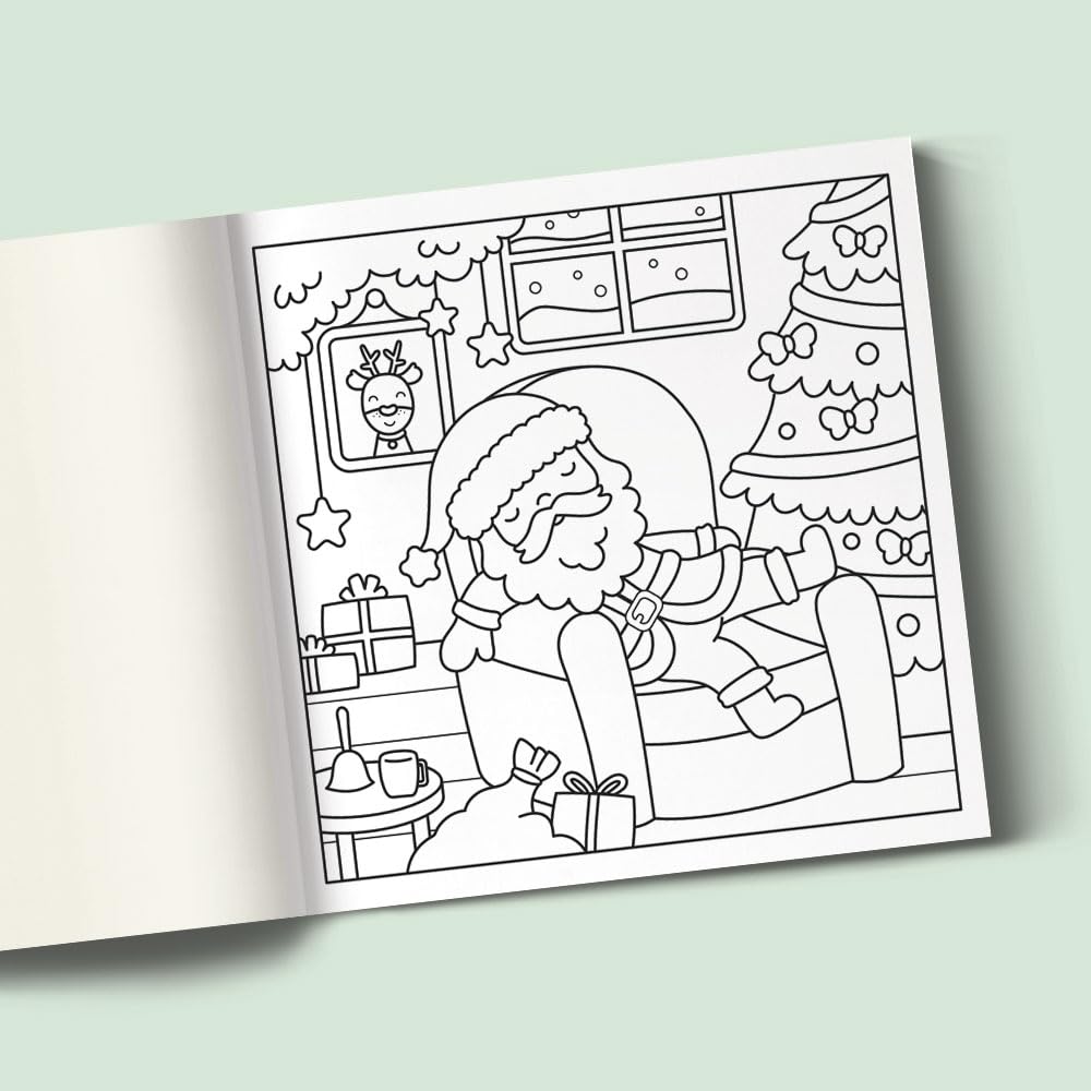 Christmas: Coloring Book (My Little Cozy Life) Paperback – Coloring Book,  by Tessa Aaij Studio Kikor (Illustrator)
