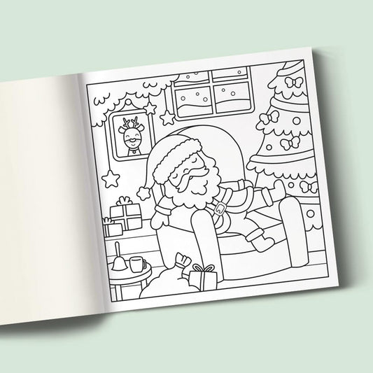 Christmas: Coloring Book (My Little Cozy Life) Paperback – Coloring Book,  by Tessa Aaij Studio Kikor (Illustrator)