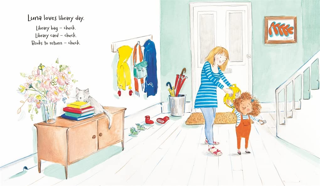 Luna Loves Library Day by Joseph Coelho OBE (Author), Fiona Lumbers (Illustrator)