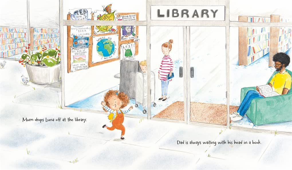 Luna Loves Library Day by Joseph Coelho OBE (Author), Fiona Lumbers (Illustrator)