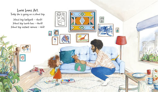 Luna Loves Art  by Joseph Coelho OBE (Author), Fiona Lumbers (Illustrator)