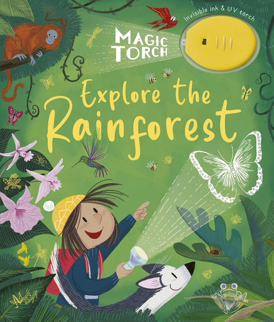 Little Tiger Magic Torch Explore the Rainforest. (Hardcover ) by Stephanie Stansbie (Author), Fabrizio Di Baldo (Illustrator)