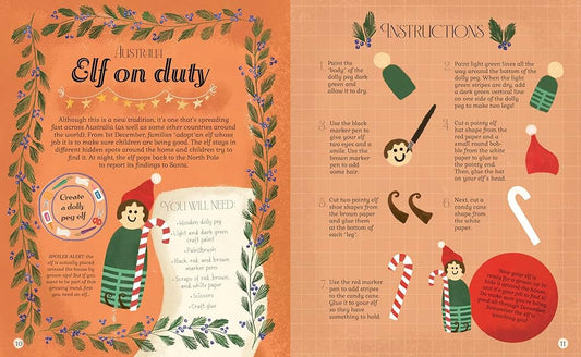 A World Full of Christmas Crafts: 24 ways to celebrate the festive season Hardcover  by Helen Mortimer (Author), Joy Laforme (Illustrator)