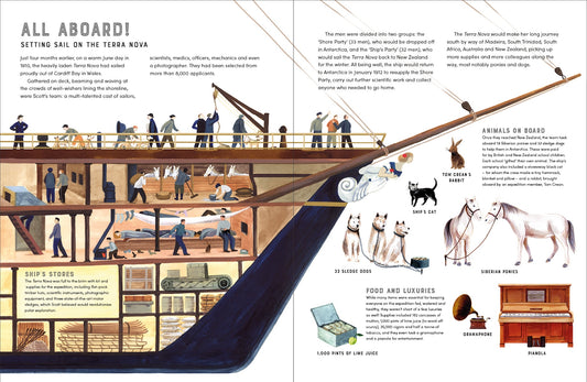 Race to the South Pole A Two-­Sided Story Alexandra Stewart, Sarah Wilkins (Hardcover)