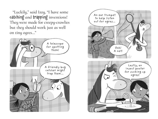 Izzy the Inventor and the Teeny Tiny Ogres By: Zanna Davidson  Illustrated by Elissa Elwick