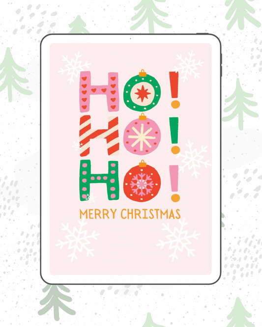Ho Ho Ho Merry Christmas